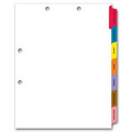 Pre-printed Color Coded Chart Divider (Side Tab Set)